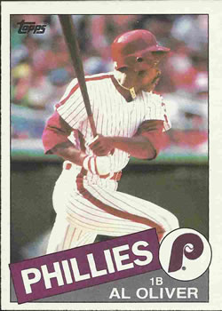 1985 Topps Baseball Cards      130     Al Oliver